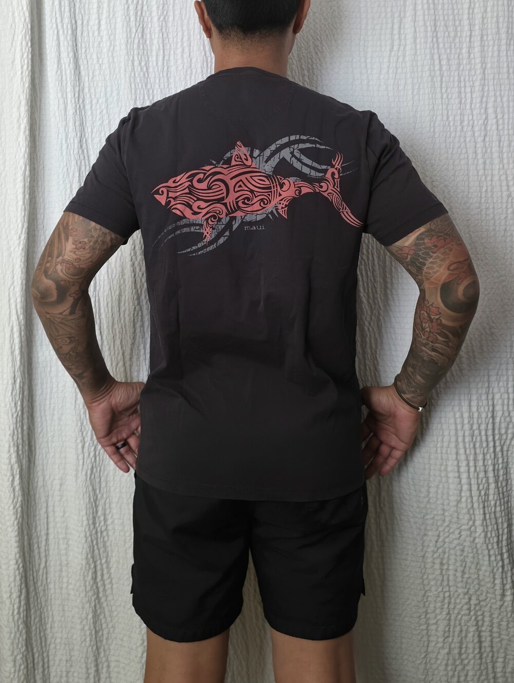 Vintage Crazy Shirts Maui Tribal Shark Medium